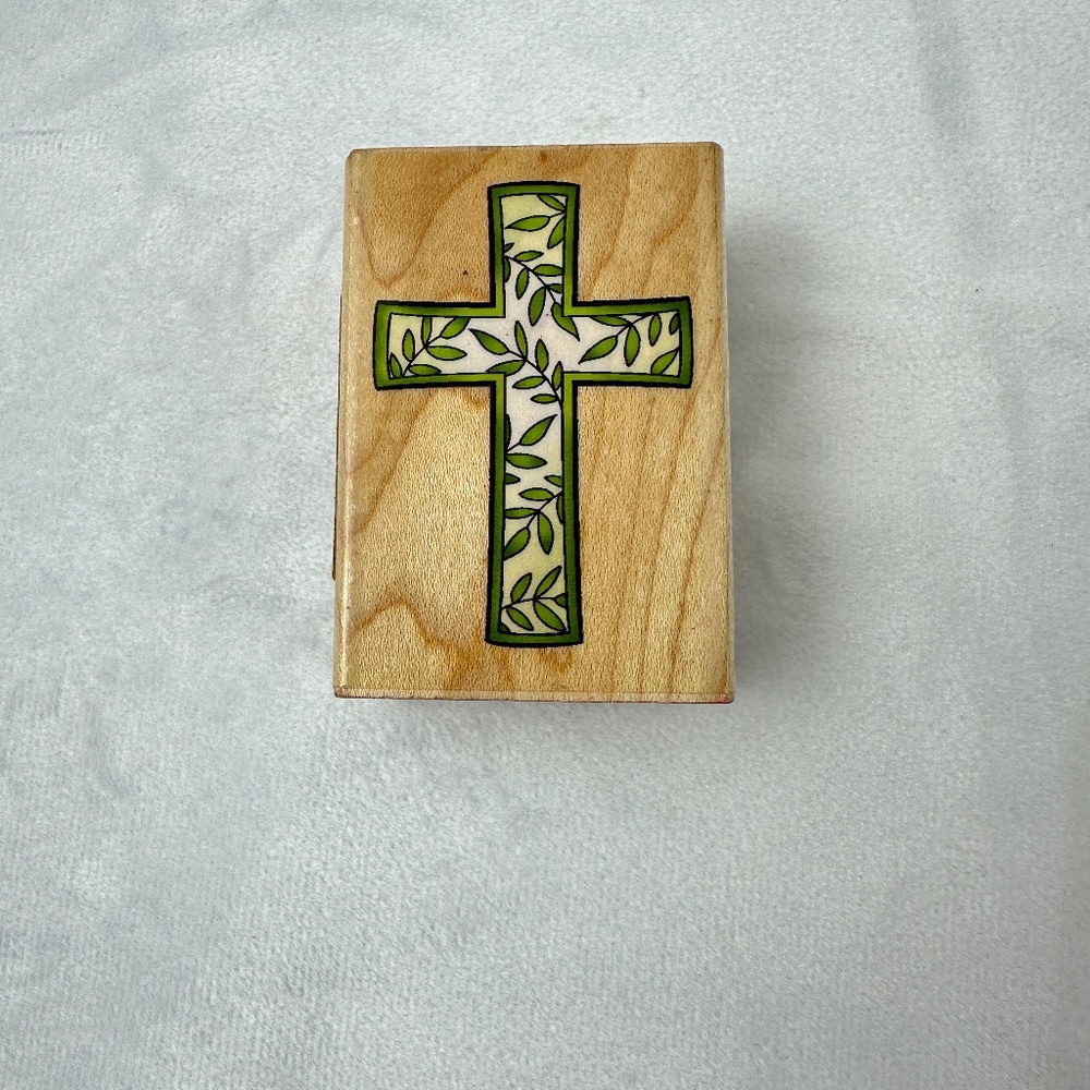 Cross Rubber Stamp by INKADINKADO